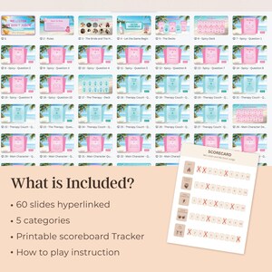 Bach Island Game Bachelorette Party Game Icebraker We Listen & We Don't Judge Game Bachelorette Island Activity Friends Game Reality TV Bach image 9