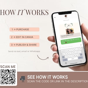 a person holding a cell phone with a qr code on it