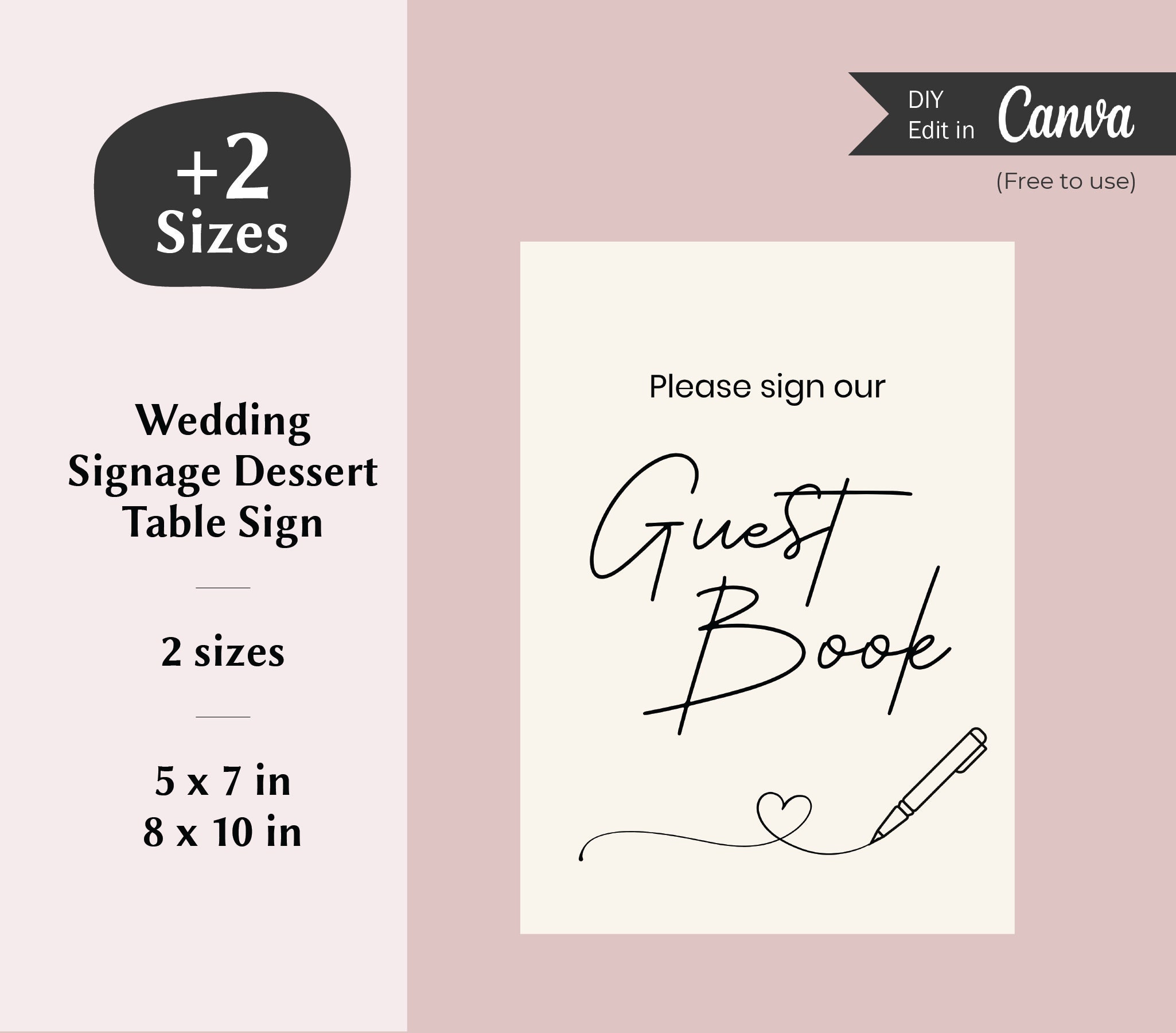 Wedding Guest Book Sign Table Wedding Decor Guest Book Table - Etsy