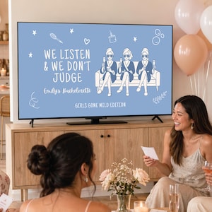 Bach Party Game Drinking Game Editable Canva Game We Listen & We Don't Judge