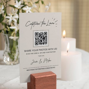Wedding QR Code Photo QR Code Wedding Sign Template Wedding Game I Spy