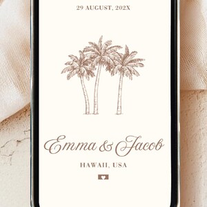BEACH Destination Wedding Invitation Digital Wedding Invite Digital Beach