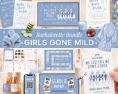 Bachelorette Bundle Girl Gone Mild Bachelorette Party Bundle Hen Party Set Custom Bachelorette Game Girls Night Spa Party Game Bundle Canva