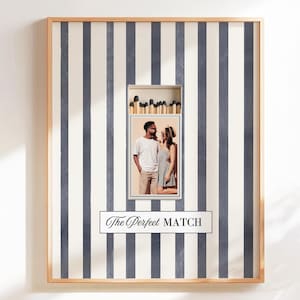 NAUTICAL MATCHBOX Print Wall Art Matches Unique Gift For Boyfriend The Perfect Match Wall Art Perfect Match Poster Custom Photo Gift for Her