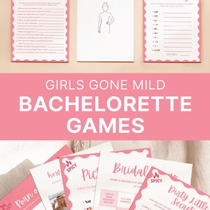 Girl Gone Mild Bachelorette Party Game Printable Game Bach Trip Game Adult