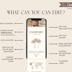 BEACH Destination Wedding Invitation Digital Wedding Invite Digital Beach
