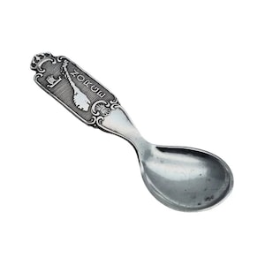 Norwegian silver spoon, Norge, 830 silver, souvenir spoon, Circa XX, Gifts for collectors, antique and vintage jewelry.