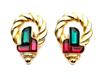 Pendientes De Mujer En Forma De Gota Multicolores Bourbon De Pendientes De Mujer En Forma De Gota Multicolores Bourbon De