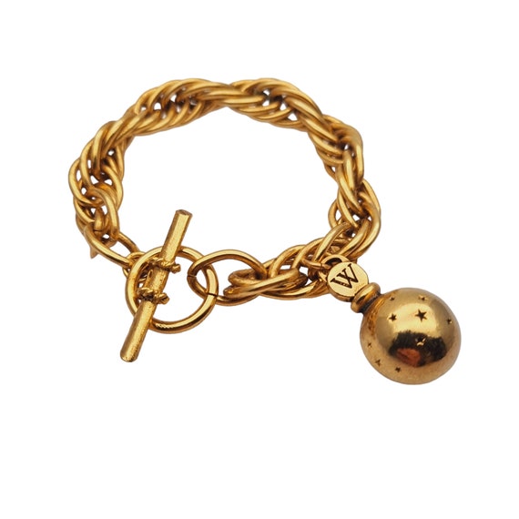 Vintage Golden Perfume Bracelet WORTH dans la nui… - image 10
