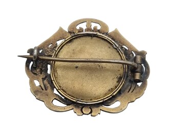 Broche Ancienne Porte-Photo Argentée Vintage - Rare Modèle 442 - Occasion