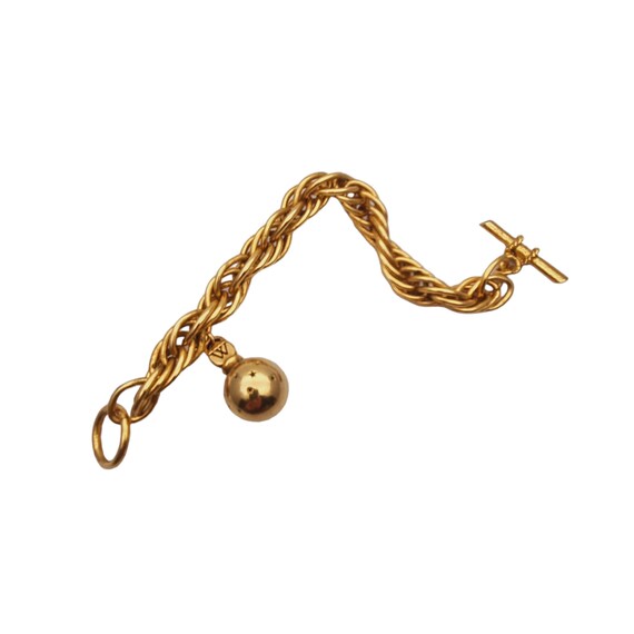 Vintage Golden Perfume Bracelet WORTH dans la nui… - image 8