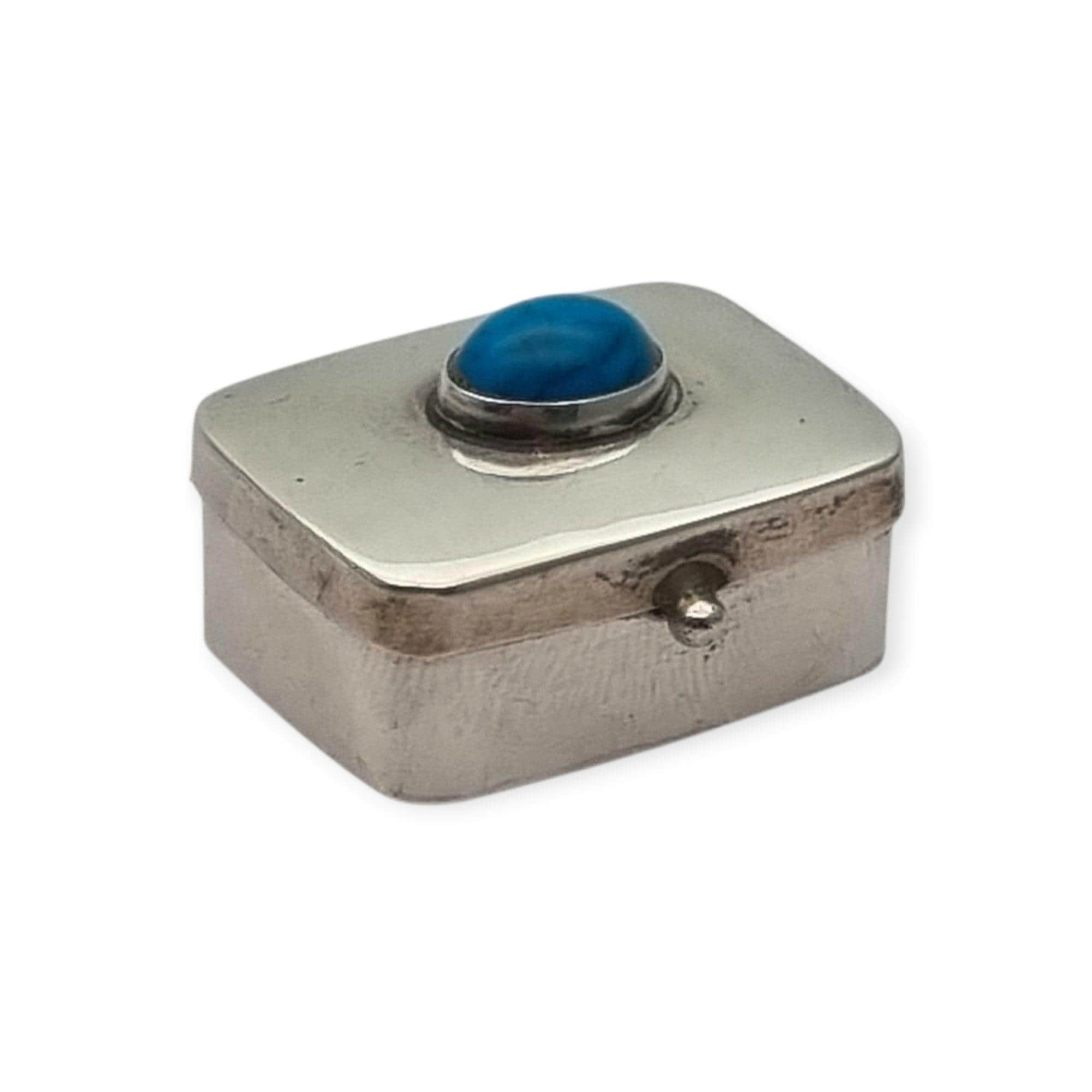 Vintage pill case turquoise - Etsy 日本