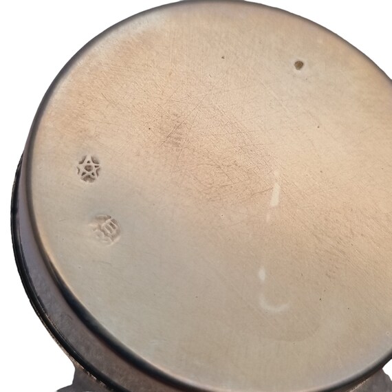 Set of three round silver boxes with exquisite pu… - image 7