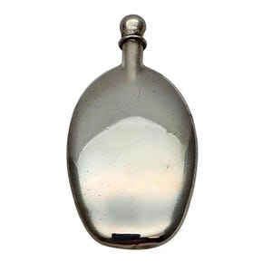 Antique silver hanging perfume bottle · Vintage jewel perfume bottle · Collectible, 1970s. Retro gifts for collectors, Vintage accessories.
