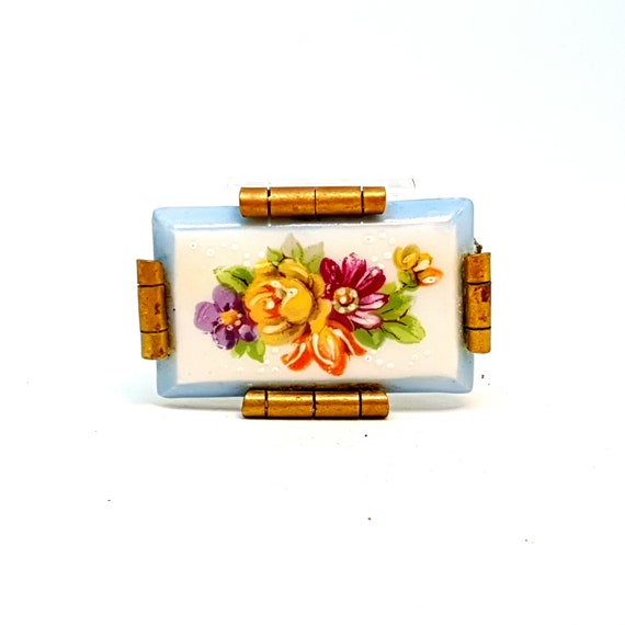 Vintage Brooch/Limoges Brooch/French Brooch. Limog