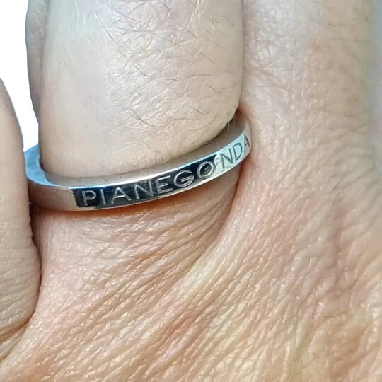 PIANEGONDA　シルバーリング イタリアンジュエリー Bibian 比比昂 - イタリア製ピアネゴンダPIANEGONDAリング指輪