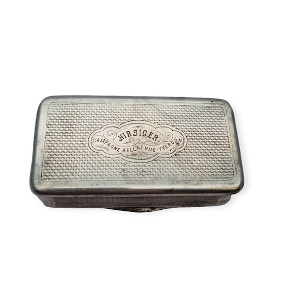 Antique and Rare Austrian Solid Silver Snuff Box … - image 7