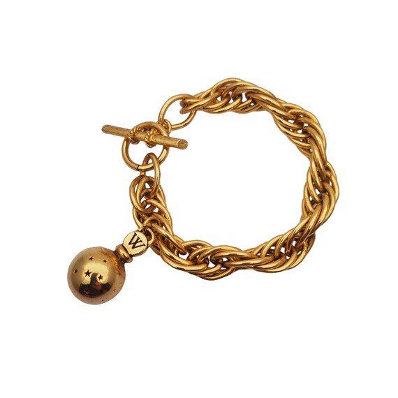 Vintage Golden Perfume Bracelet WORTH dans la nui… - image 3