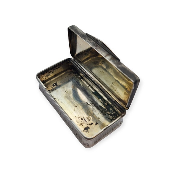 Antique and Rare Austrian Solid Silver Snuff Box … - image 9