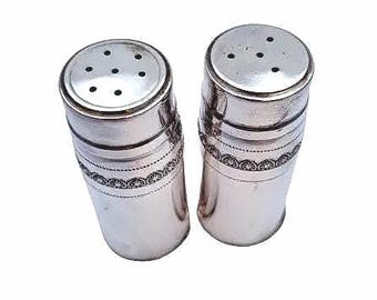 シルバーアンティーク塩コショウ入れセット 666-0218 - Etsy 日本