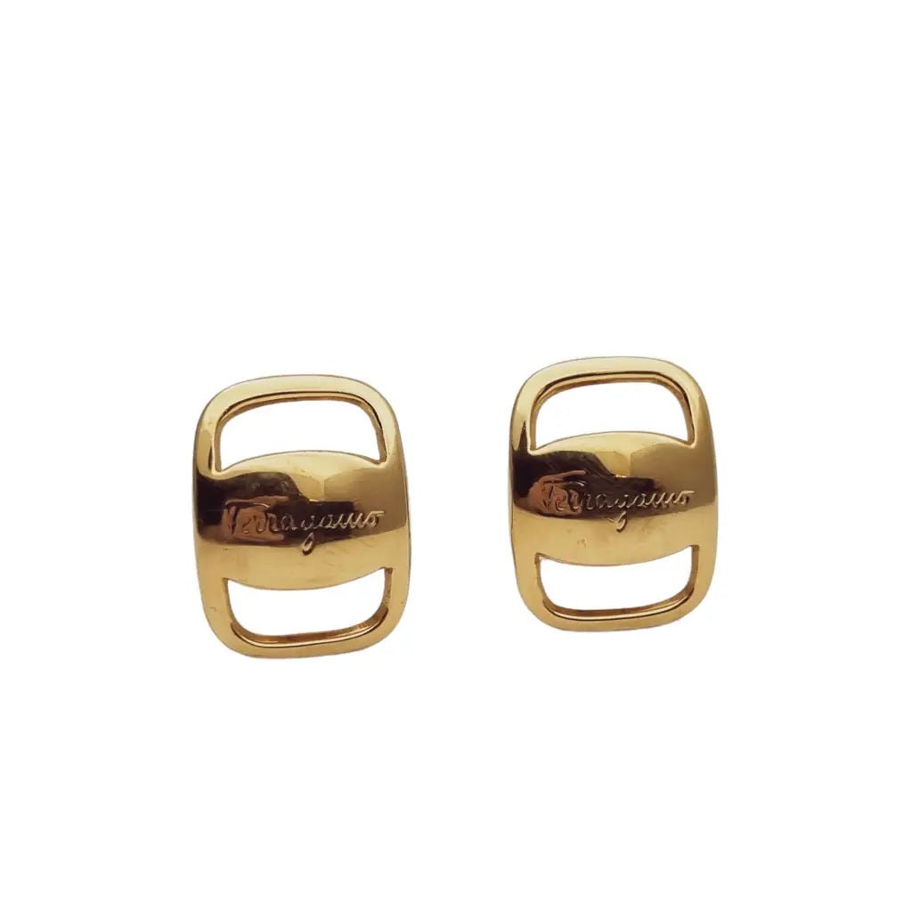 Salvatore Ferragamo Earrings, Ferragamo Earrings Vera Gold
