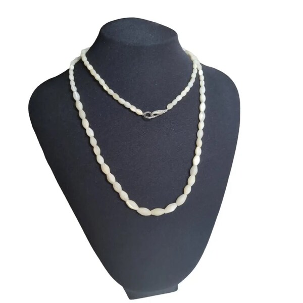 Mother Of Pearl Bead Necklace
