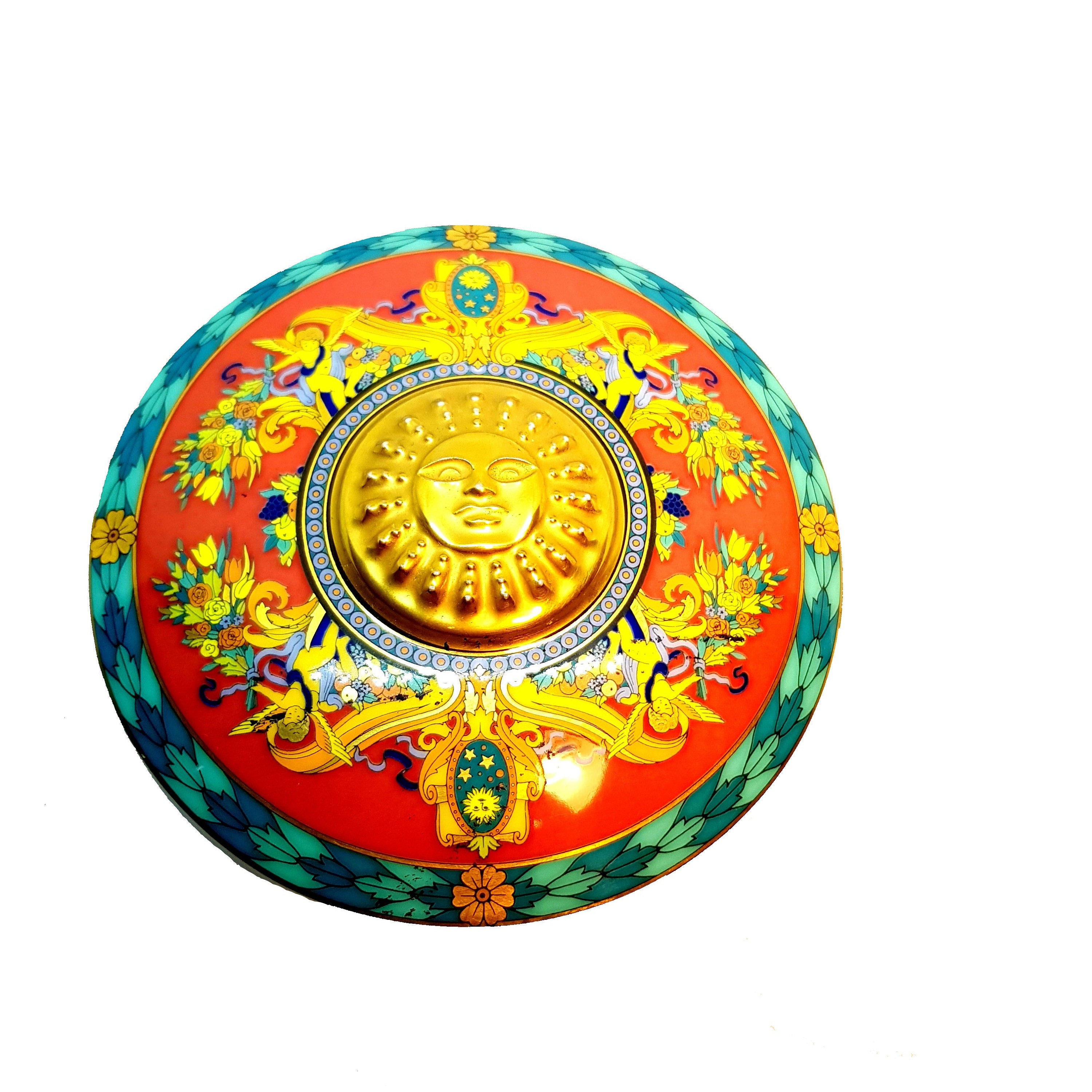 Versace Multicolor Medusa Porcelain Plate - 27 cm