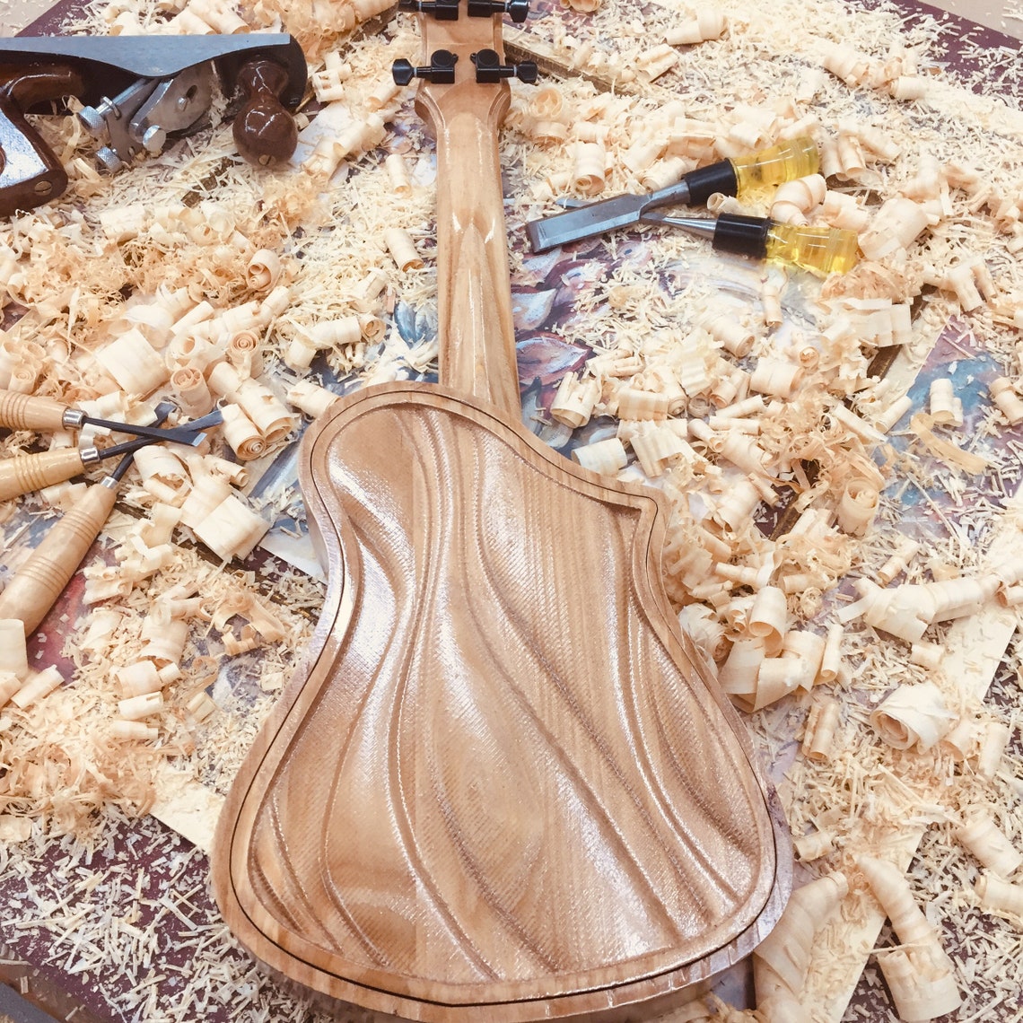 Custom Baritone Left Handed Ukulele Etsy