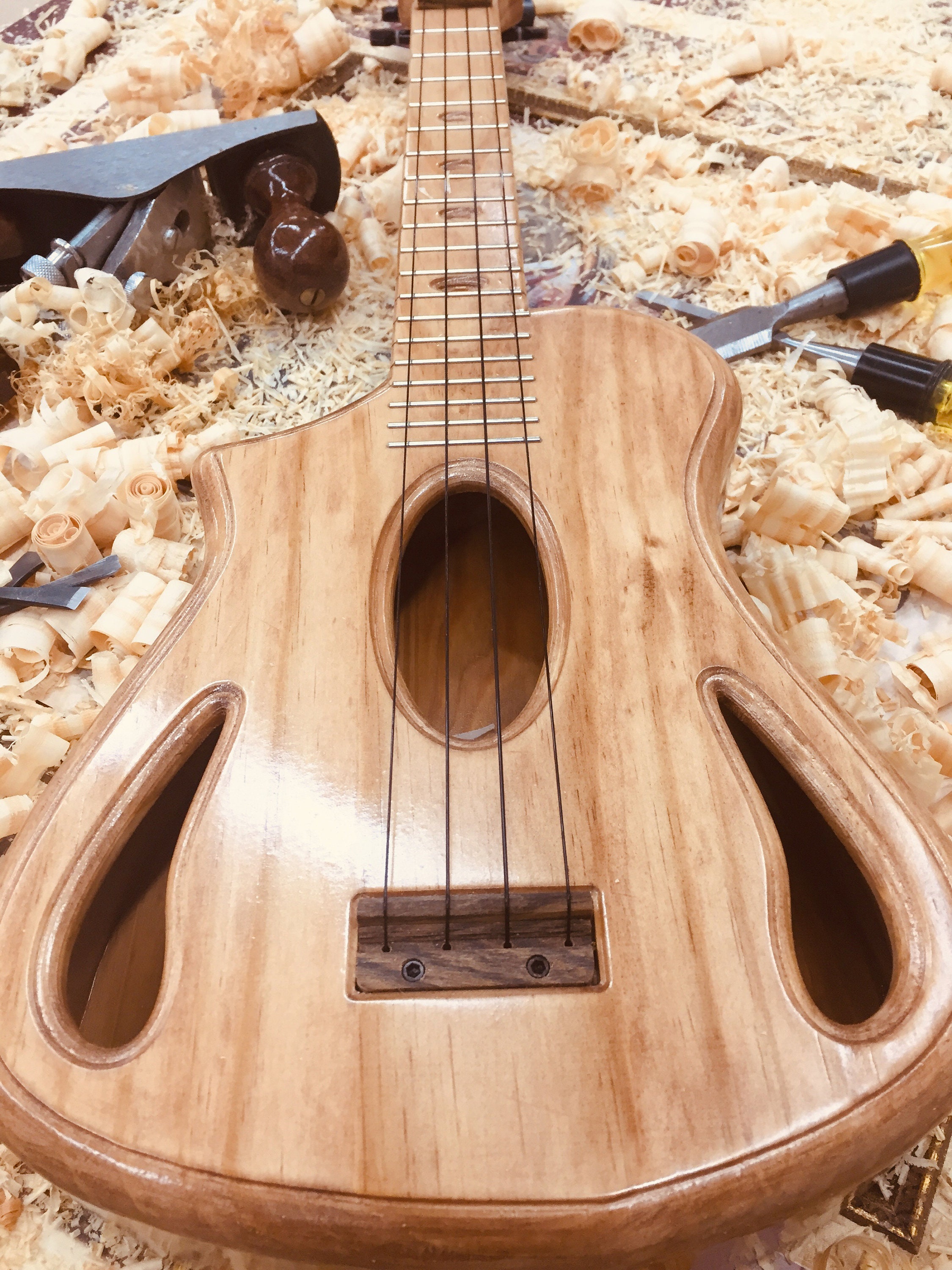 Custom Baritone Left Handed Ukulele Etsy