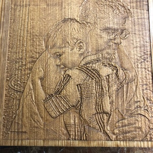 Custom Wood Carved Photos