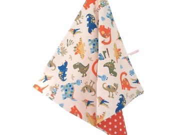 Serviette de table enfant " Dinosaures " avec attache pression