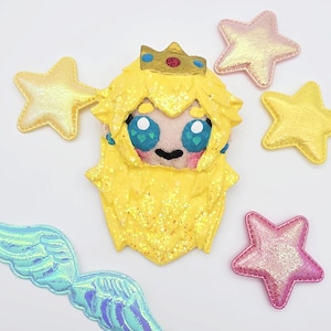 PRINCESS PEACH from MARIO | handmade pin brooch | cute, kawaii, girly accessories