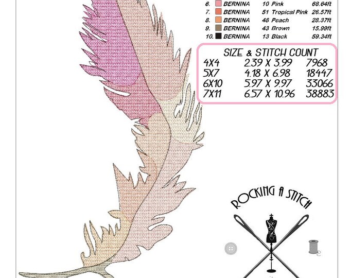 RS 523 feather design wc