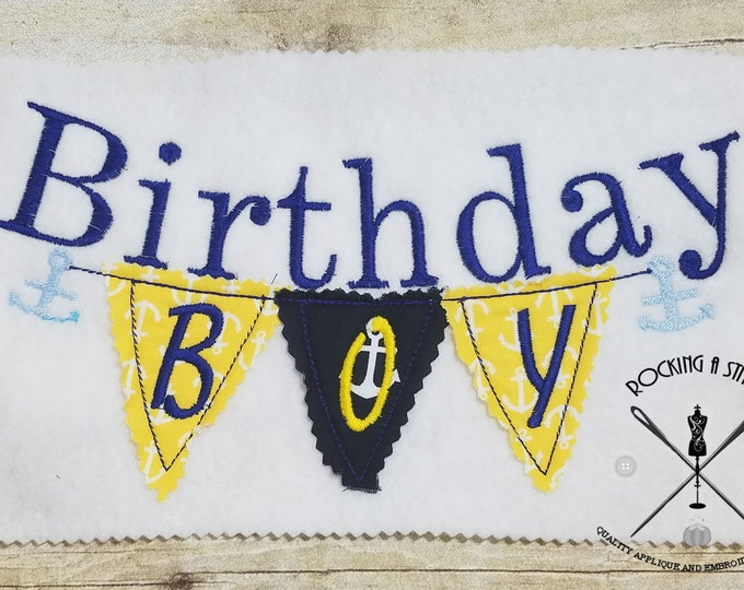 RS 573 Birthday Boy Banner