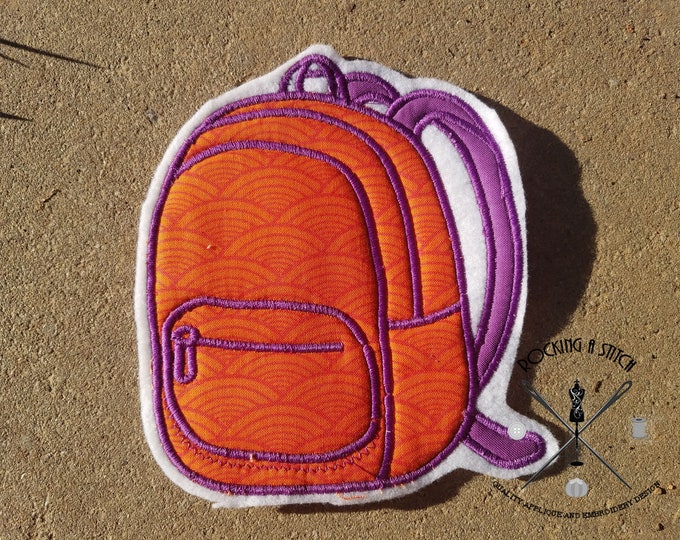 RS 836 backpack applique
