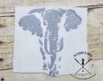 RS 651 Elephant Embroidery