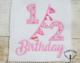 RS 571 Banner de medio cumpleaños