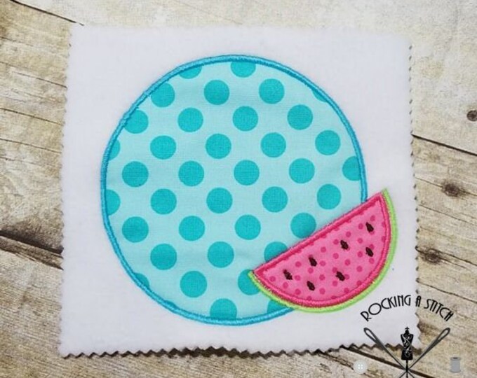 RS 550 Watermelon circle monogram
