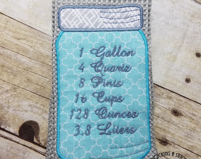 RS 554 Mason jar Gallon conversions