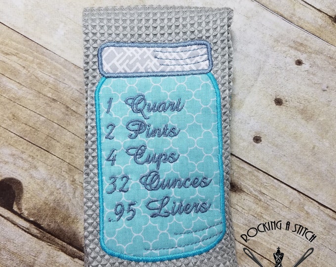 RS 557 Mason jar quart conversions