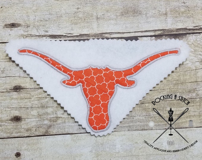 RS 655 Long horn Applique