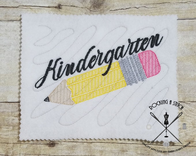 RS 609 Kindergarten scribble