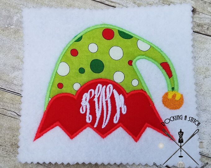 RS 771 Elf hat monogram applique