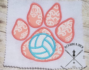 RS 696 Volleyball paw print