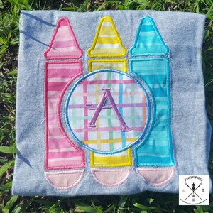 RS 514 three crayon monogram