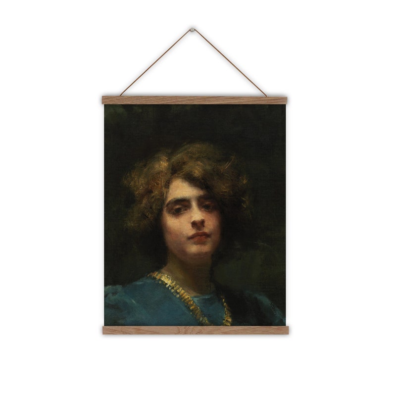 Vintage Oil Portrait Print Old Oil Painting Portrait Vintage - Etsy UK