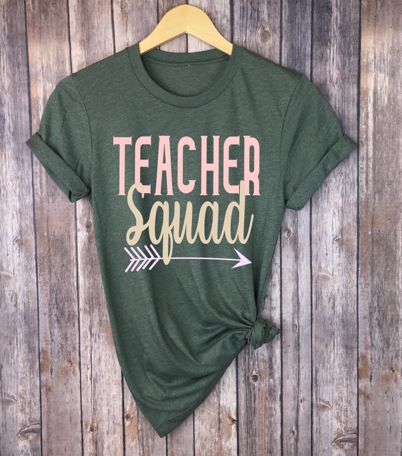 Download Teacher Squad Svg Teacher Svg Dxf Png Silhouette Cricut | Etsy