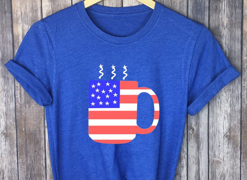 Download Coffee Cup SVG Svg Cutting File 4th of July Svg 4th of July Coffee SVG -American Flag Svg Dxf ...