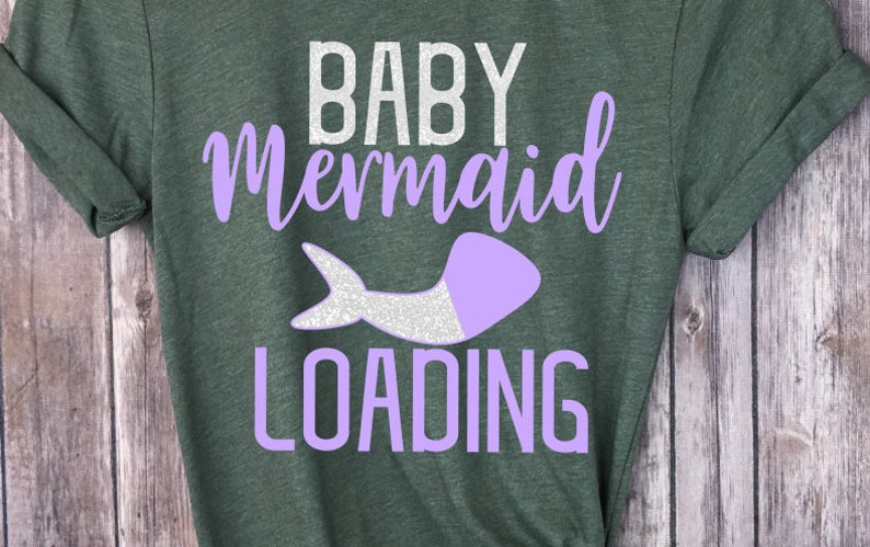 Download Baby Mermaid Svg Pregnancy Svg Mermaid Svg Pregnant Svg | Etsy