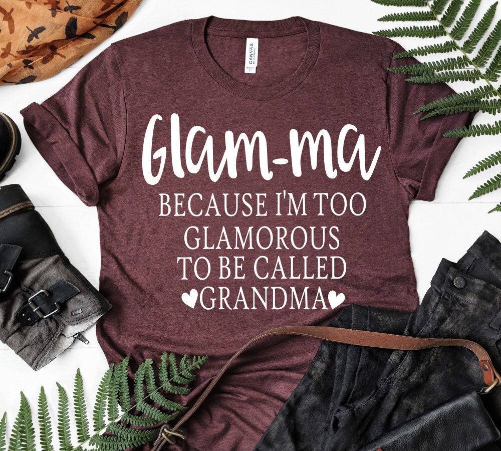 Glamma Svg Funny Svg Grandma Svg Funny Mom Designs | Etsy